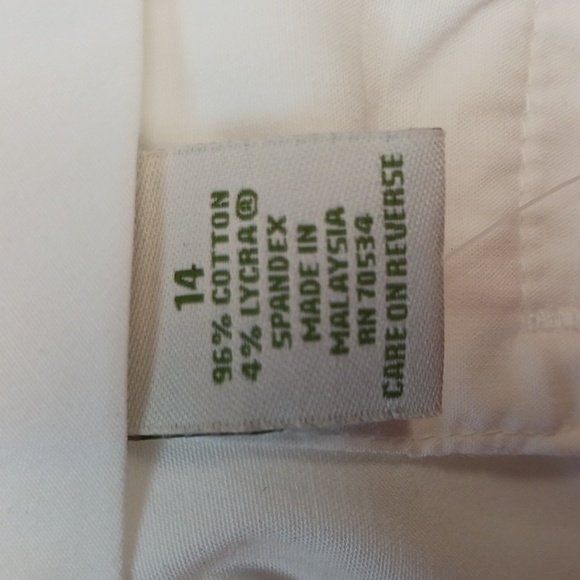 ORVIS Everyday Chino Ankle Pants Size 14 - Picture 4 of 4